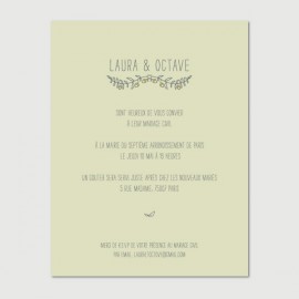 invitation secondaire octave