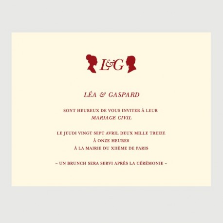 invitation secondaire gaspard