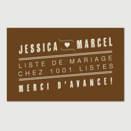 petite carte marcel