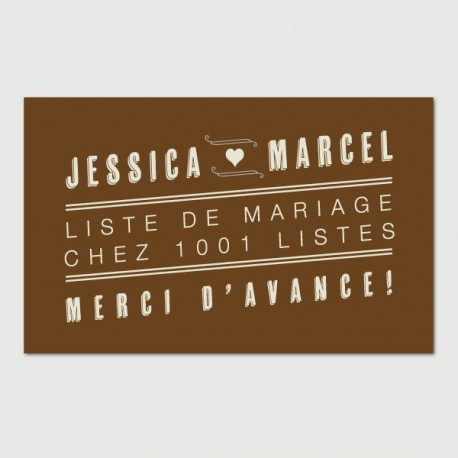 petite carte marcel