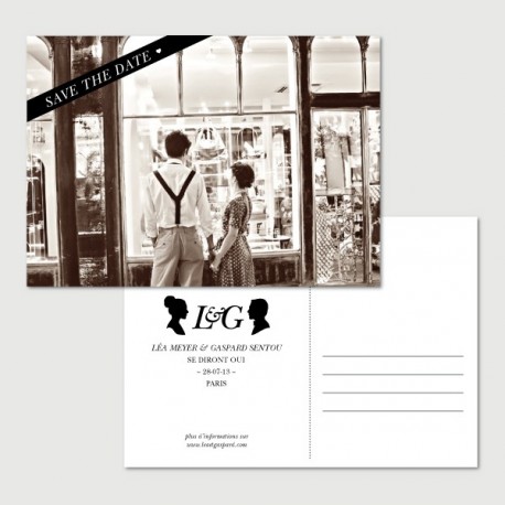 save the date photo gaspard