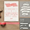 invitation gabin letterpress