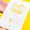 invitation letterpress lucien