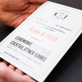 invitation letterpress felix