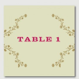 oscar table numbers