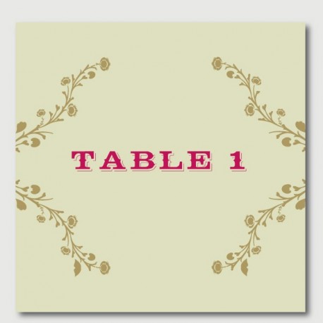 oscar numéro de tables