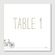 emile table numbers