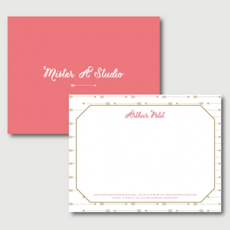 arthur carte de correspondance