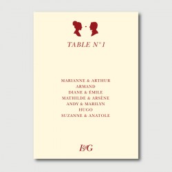 gaspard plan de table