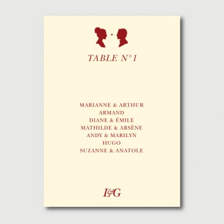 gaspard plan de table