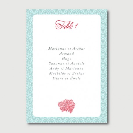 gaston plan de table