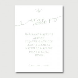 armand plan de table