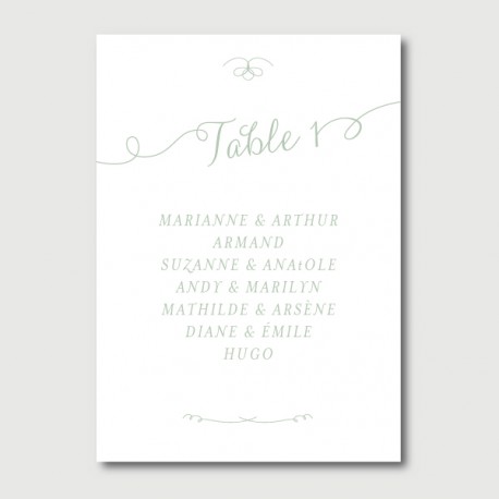 armand plan de table