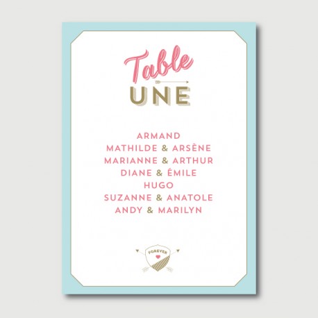 arthur plan de table