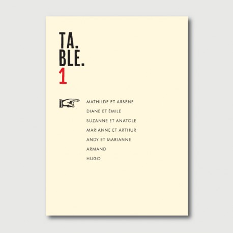 marius plan de table