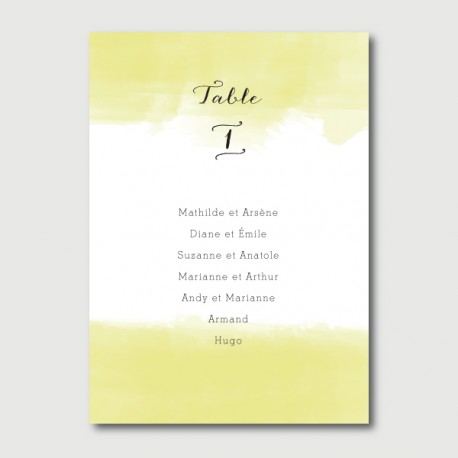 matisse plan de table