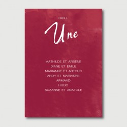 maurice plan de table