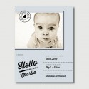 Charlie blue baby announcement