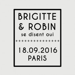 robin save the date stamp