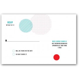 graphicdot rsvp red & teal