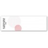 graphicdot mailing label red & teal