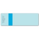 labels autocollants preppy minty blue