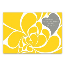 trippy save the date mimosa