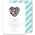 invitation truluv pink & pool