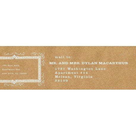 abby mailing label