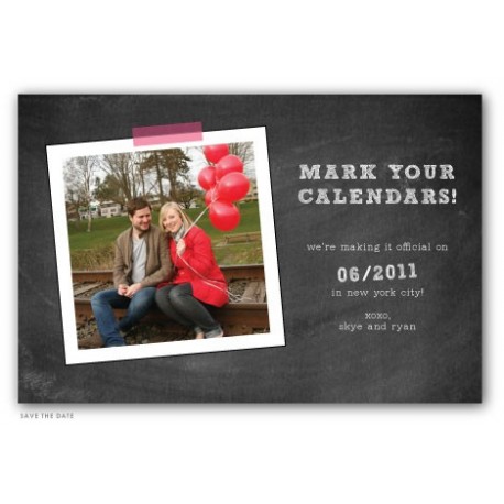 chalkboard save the date
